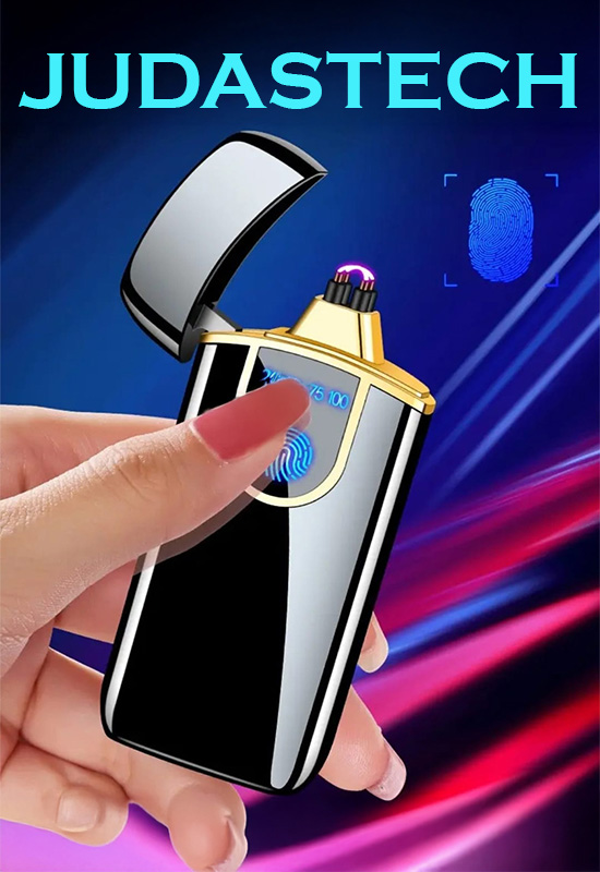 Judas K23 Usb Şarjlı 4 Arc Alevsiz Çakmak -New Style