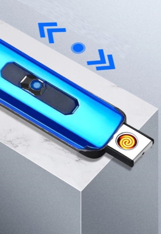 Judas K7 USB Şarjlı Çakmak - Mavi